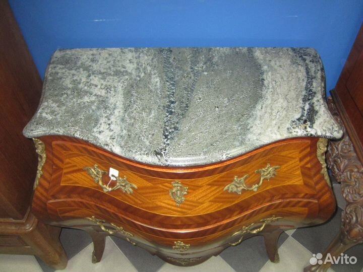 Антикварный комод с мраморной столешницей, 1930-е