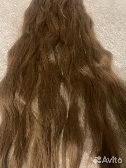 Волосы на заколках