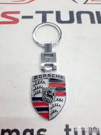 Брелок Porsche металл Silver