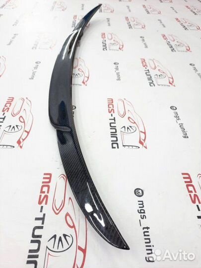 Спойлер (B) на Mercedes E-Class w213 карбон