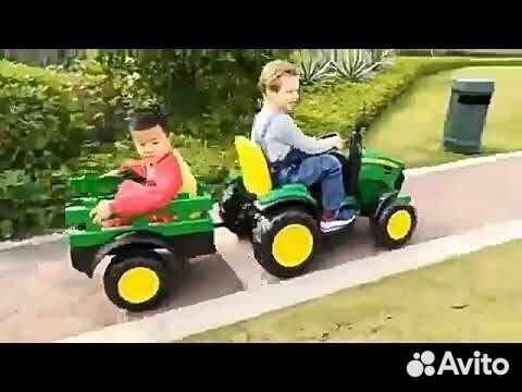 Детский электромобиль трактор
