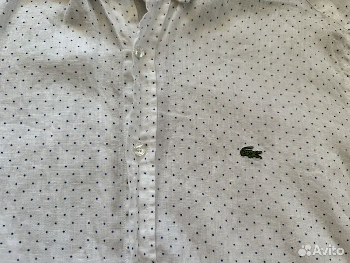 Рубашка Lacoste льняная