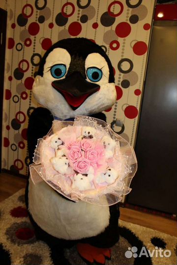 Пингвин и Гигантская Панда(2,6м)
