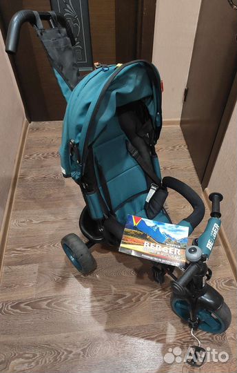 Велосипед коляска с ручкой