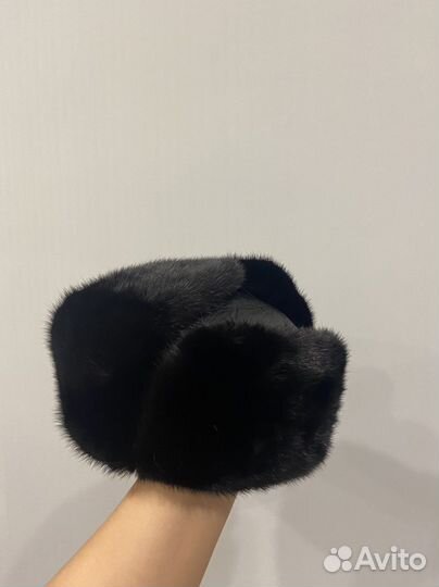Норковая шапка мужская