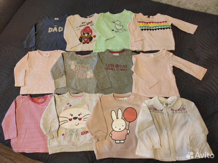 Вещи пакетом для девочки 74