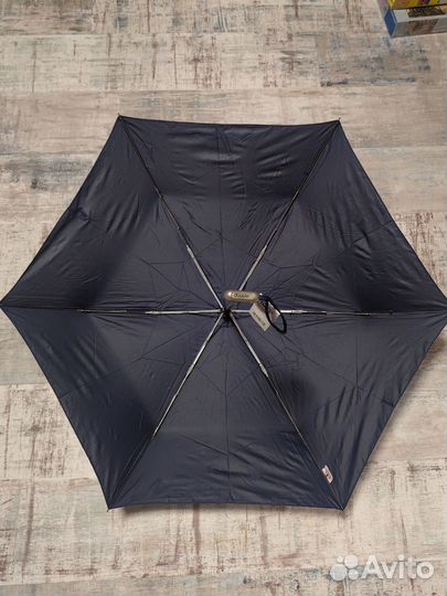 Мини зонт унисекс Doppler, плоский,карбонстил