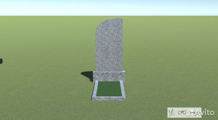 Установка гранитного памятника на новом кладбище
