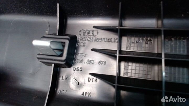 Обшивка пространства багажника Audi A7, 2012