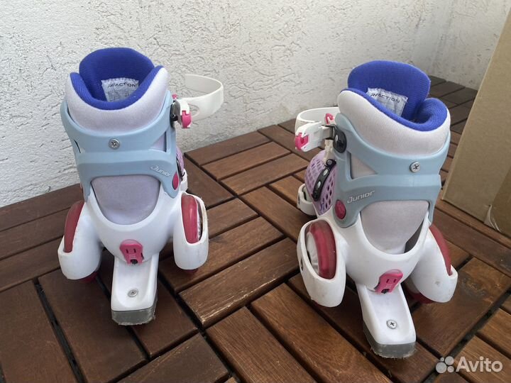 Детские раздвижные роликовые коньки