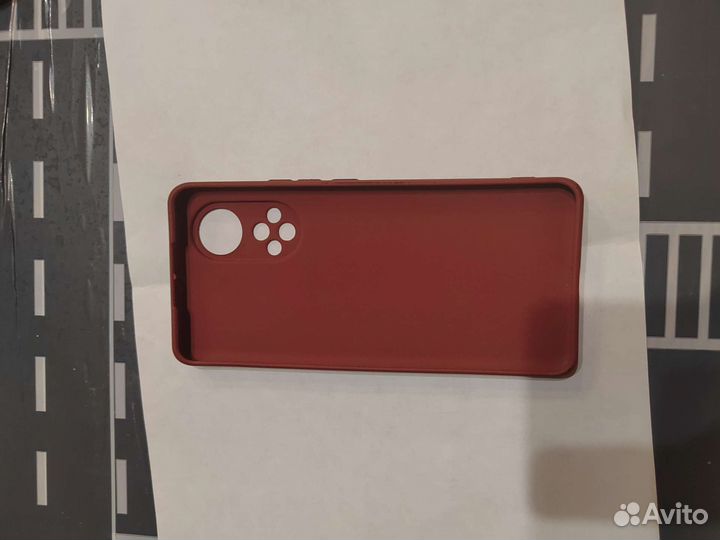 Чехол для honor 50, красный и черный