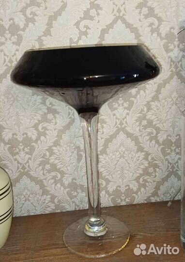 Ваза цветное стекло