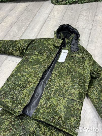 Костюм зимний горка тактический военный цифра