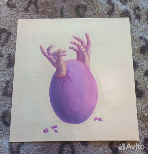 Картина маслом, 30х30, холст на картоне