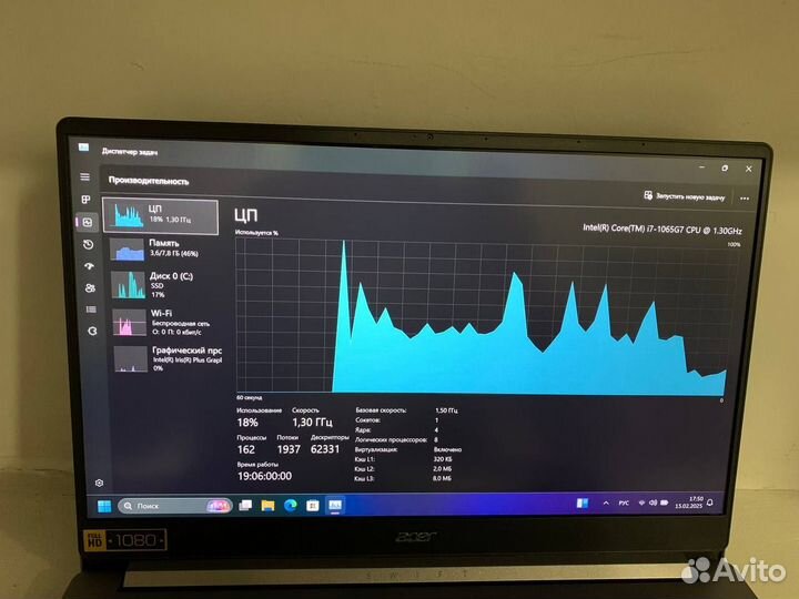 Ультрабук Acer Swift 3 - с гарантией