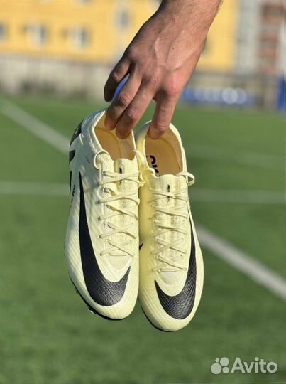 Бутсы Nike Mercurial yellow