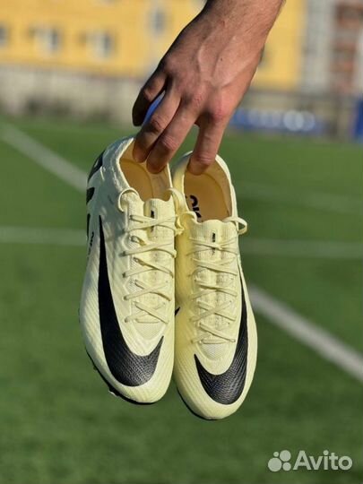 Бутсы Nike Mercurial yellow