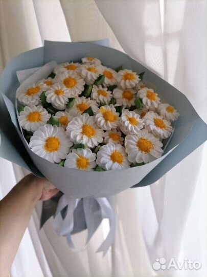 Зефир, Зефирный букет из ромашек