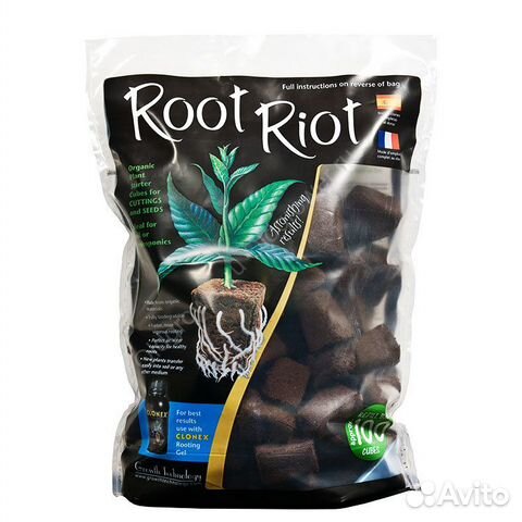 Кубики для проращивания семян Root Riot 100 шт