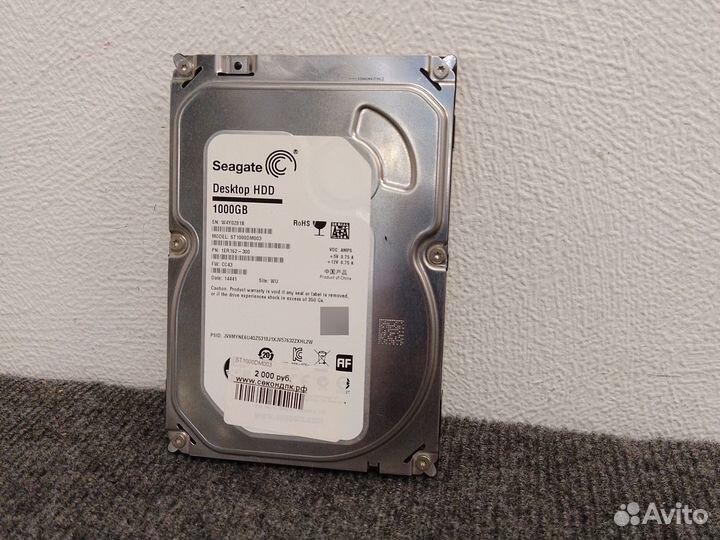 Жёсткий диск 3,5 SATA seagate 1TB ST1000DM003