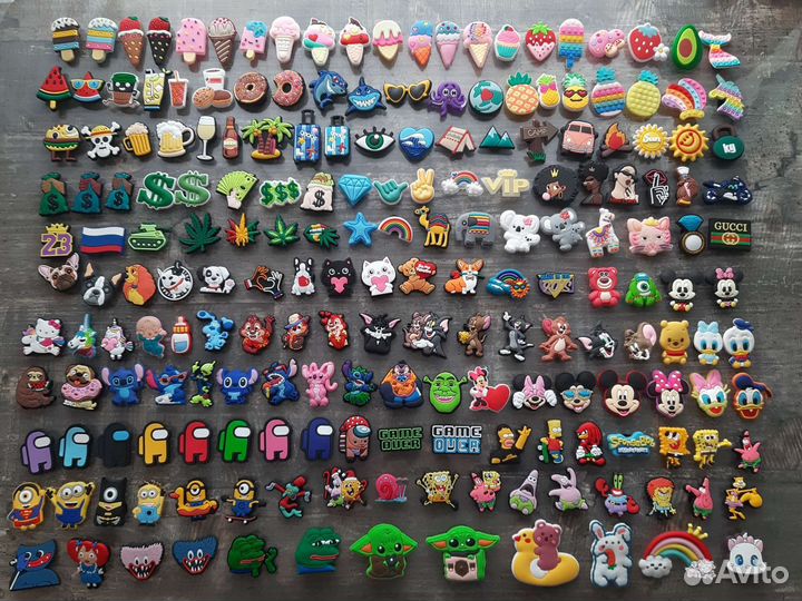 Джиббитсы для crocs (jibbitz )