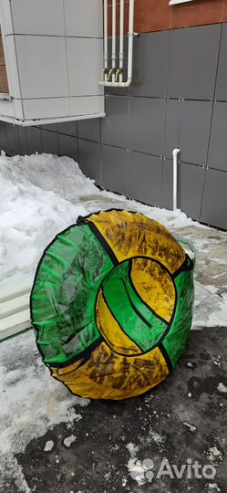 Тюбинг большой 120 см, ватрушка с камерой