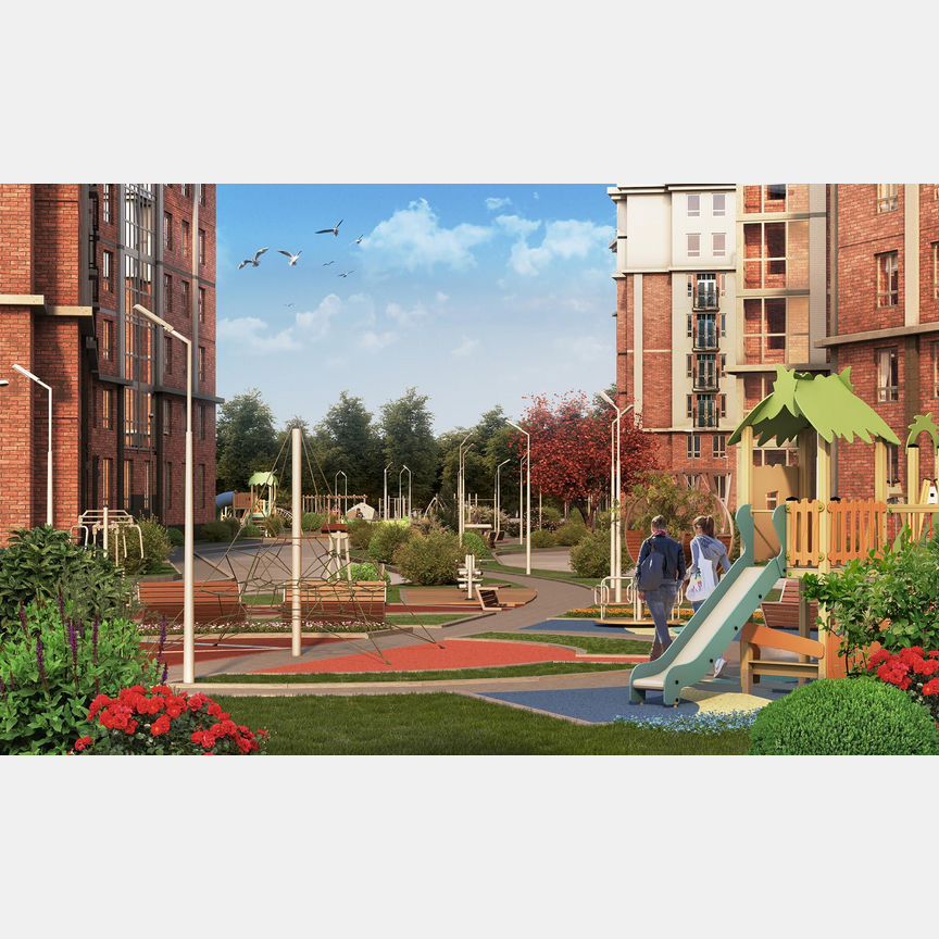1-к. квартира, 44,8 м², 2/8 эт.