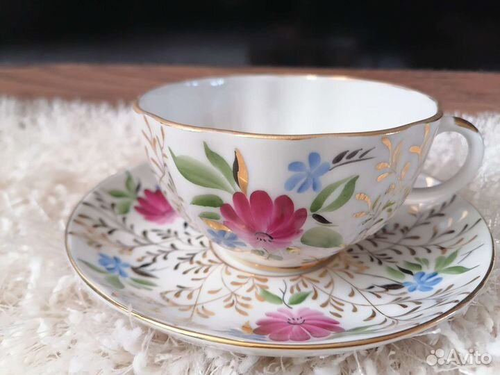 Чашка с блюдцем лфз