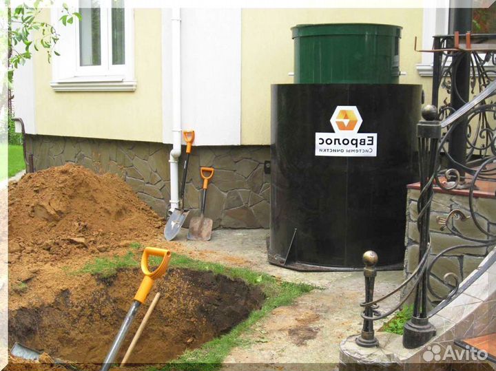 Установка септика. Рассрочка 12 мес
