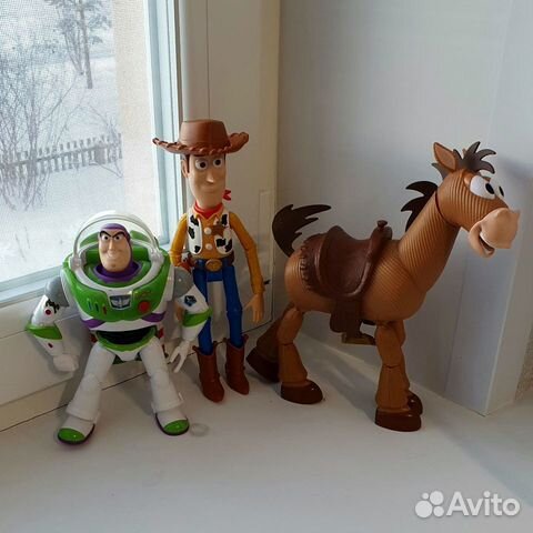 Набор игрушек Disney Pixar Базз, Вуди и Булзай объявление продам