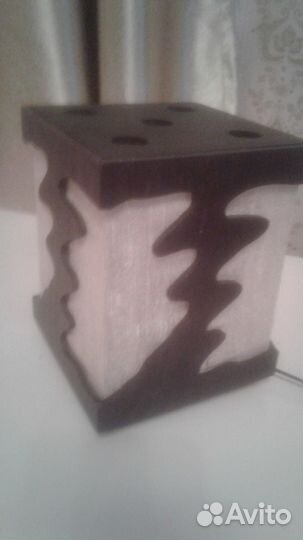 Светильник-ночник из нат. дерева