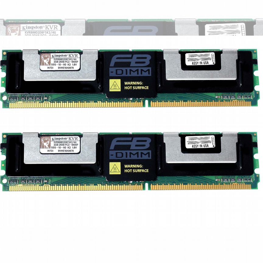 [KVR800D2D8F5K2/4G] Оперативная Память Kingston 4gb Kvr800d2d8f5k2/4g