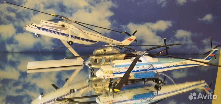 Модель вертолета Ми-2.Ми-6.Ми-10