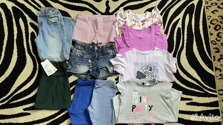 Вещи пакетом для девочка 122-128 next