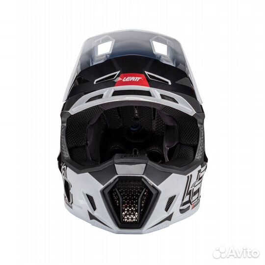 Black White Новый Шлем Leatt Moto 7.5 Helmet 2024