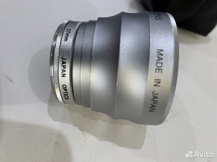 Объектив 37mm Hd wide dc/dv zeikos Japan линза