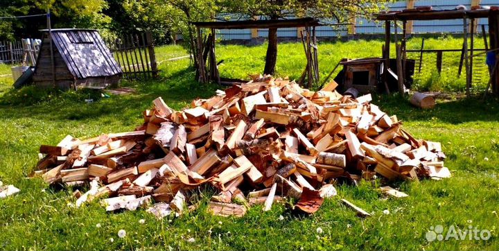 Дрова качественные от 1 куба любых древесных пород