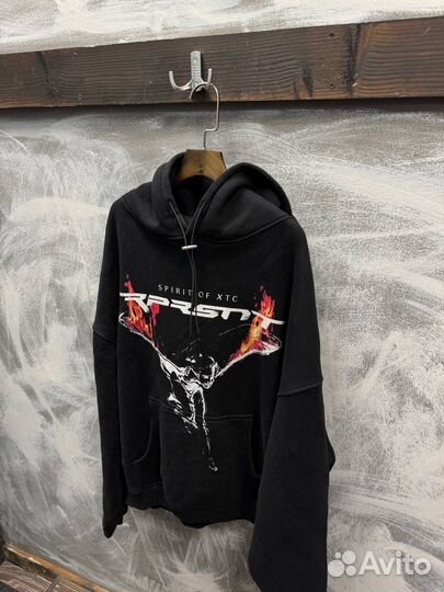 Худи Represent Logo Washed Оригинал