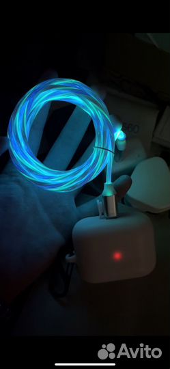 Кабель usb type c светящийся