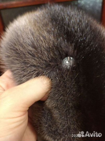 Шапка- берет норковый новый