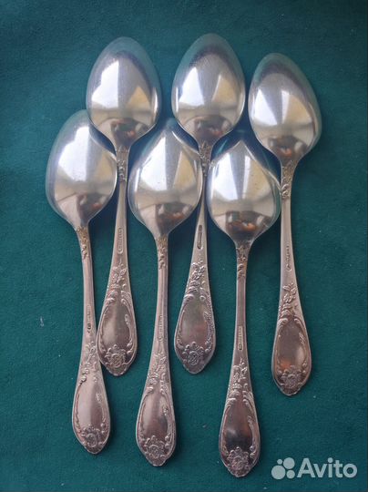 Набор столовых приборов мельхиор СССР