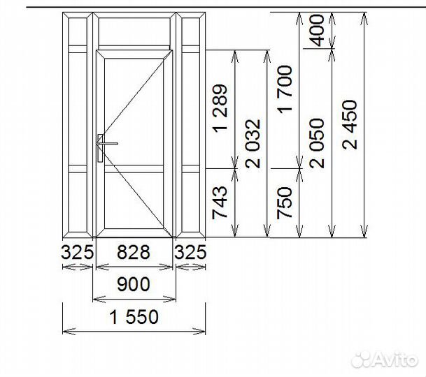 Входная группа пвх