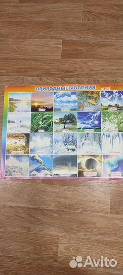 Обучающие плакаты для развития детей