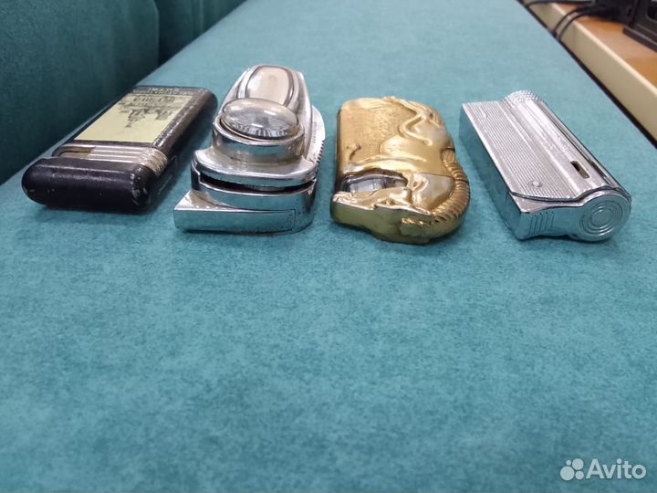 Зажигалки пьезо 4шт 1990е годы