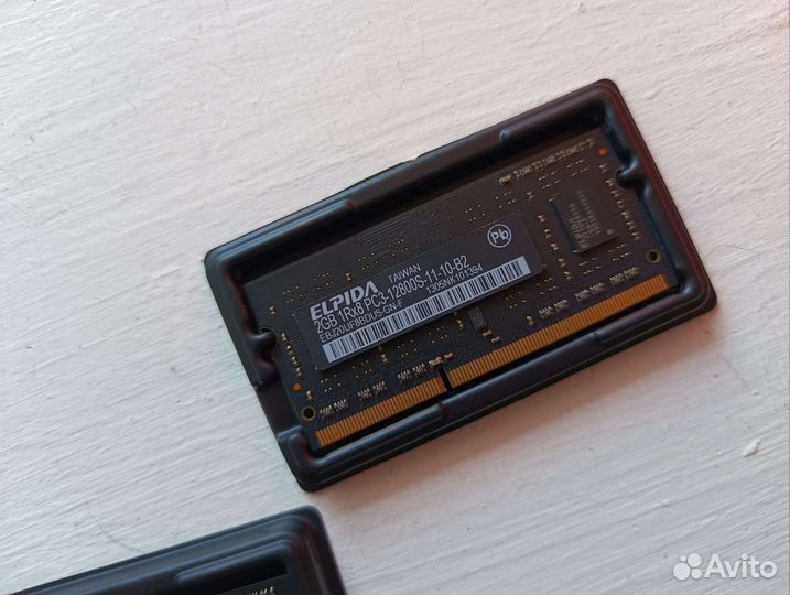 Elpida ddr3, 2 модуля по 2gb, оперативная память
