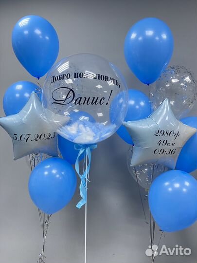 Воздушные Шары на Выписку, Гелиевые шары и шарики
