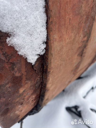 Обрезок трубы 1220х12 с бандажом