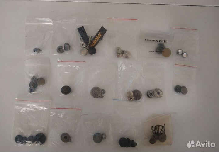 Клепки Кнопки Пуговицы для джинс курток