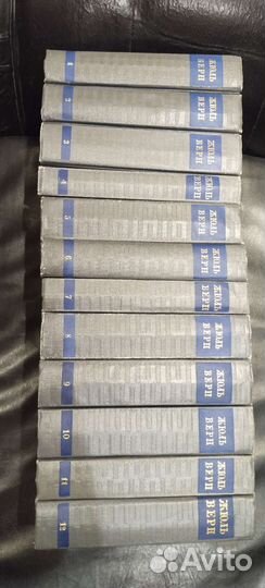 Жюль Верн собрание сочинений в 12 томах