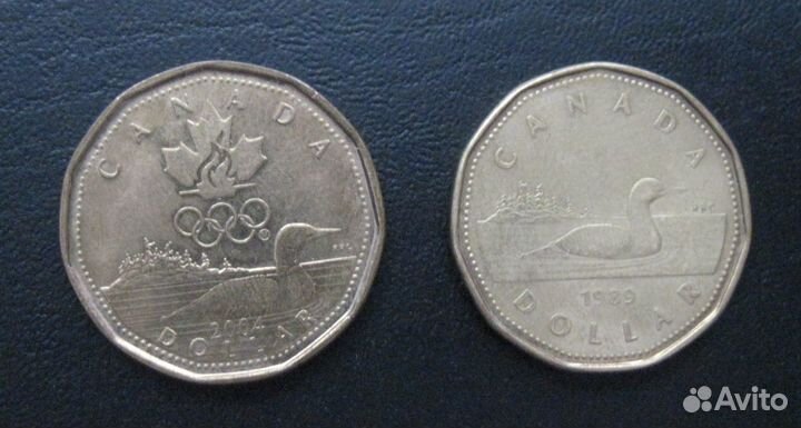 Монеты Канады. Доллары. Юбилейка